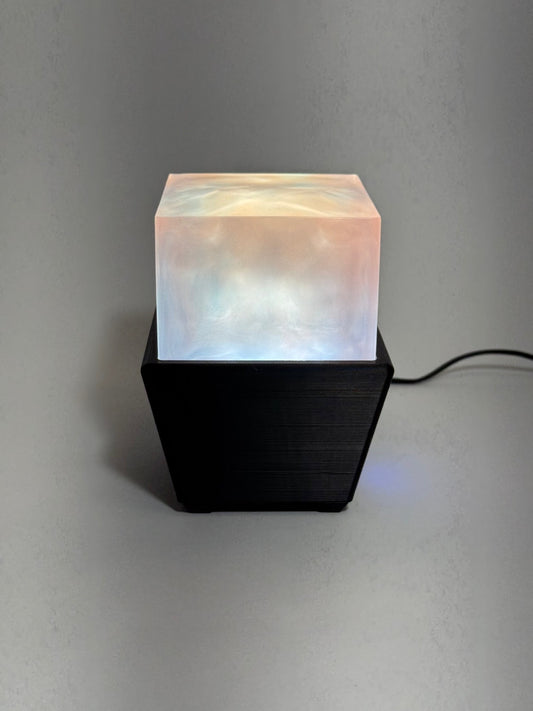 Bedside Lamp (Rose Quartz Mist) - Judd Work Designs