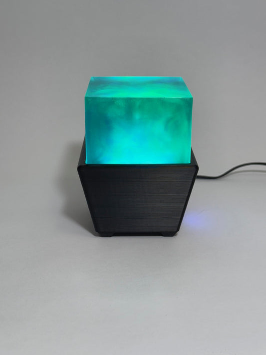 Bedside Lamp (Sea Glass Shimmer) - Judd Work Designs